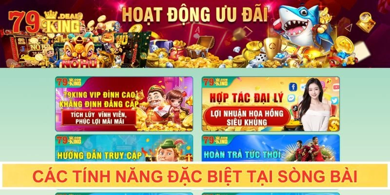 Các tính năng đặc biệt tại sòng bài 