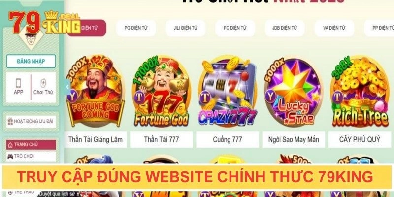 Truy cập đúng vào website chính thống của nhà cái